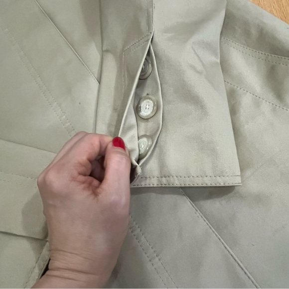 Coach Mackintosh Cotton Khaki Trench Coat - Picture 9 of 16